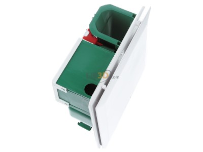 Ansicht oben links Helios ELS EC 60 F Ventilatoreinsatz mit Fassade 