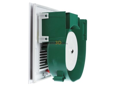 Ansicht rechts Helios ELS EC 60 NC Ventilatoreinsatz mit Fassade 