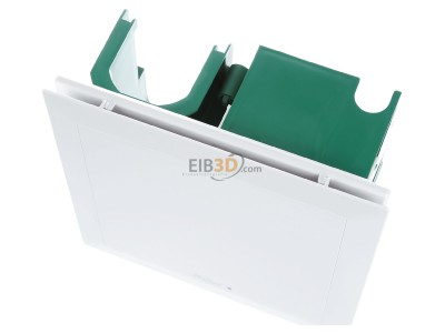 Ansicht oben vorne Helios ELS EC 60 NC Ventilatoreinsatz mit Fassade 
