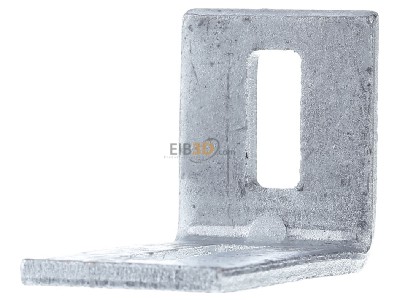 Front view OBO BW 10 FT Mounting angle bracket for profile rail 

