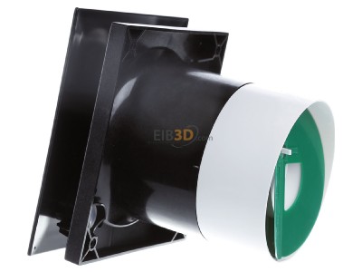 Ansicht rechts Helios Ventilatoren M1/100 black Kleinraumventilator Minivent 2-stuf. schwarz 