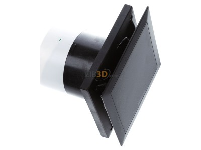 Ansicht oben links Helios Ventilatoren M1/100 black Kleinraumventilator Minivent 2-stuf. schwarz 