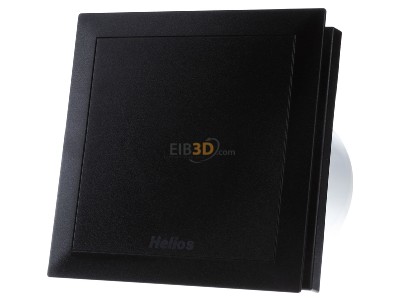 Frontansicht Helios Ventilatoren M1/100 F black Kleinraumventilator Minivent 2-stuf. schwarz 