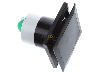 Ansicht oben links Helios Ventilatoren M1/100 F black Kleinraumventilator Minivent 2-stuf. schwarz 