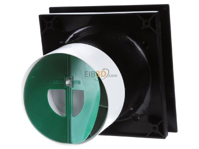 Ansicht hinten Helios Ventilatoren M1/100 N/C black Kleinraumventilator Minivent 2-stuf. schwarz 