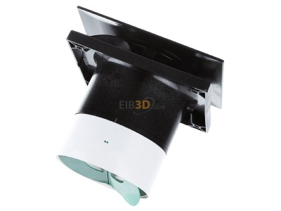 Ansicht oben hinten Helios Ventilatoren M1/100 N/C black Kleinraumventilator Minivent 2-stuf. schwarz 