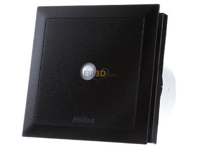 Frontansicht Helios Ventilatoren M1/100 P black Kleinraumventilator Minivent 2-stuf. schwarz 