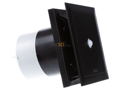Ansicht links Helios Ventilatoren M1/100 P black Kleinraumventilator Minivent 2-stuf. schwarz 