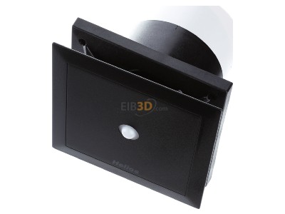 Ansicht oben vorne Helios Ventilatoren M1/100 P black Kleinraumventilator Minivent 2-stuf. schwarz 