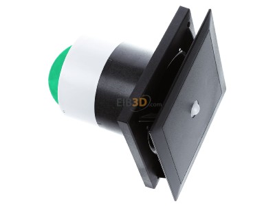 Ansicht oben links Helios Ventilatoren M1/100 P black Kleinraumventilator Minivent 2-stuf. schwarz 