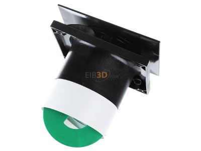 Ansicht oben hinten Helios Ventilatoren M1/100 P black Kleinraumventilator Minivent 2-stuf. schwarz 