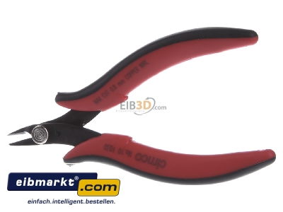 Front view Cimco 10 1030 Diagonal cutting plier 118mm
