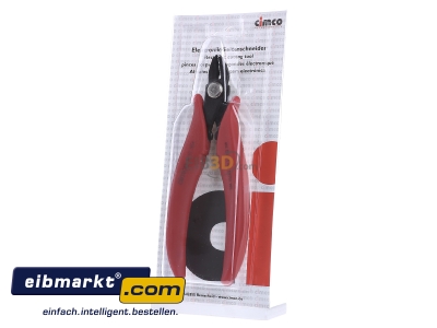 Front view Cimco 10 1054 Diagonal cutting nipper 148mm - 
