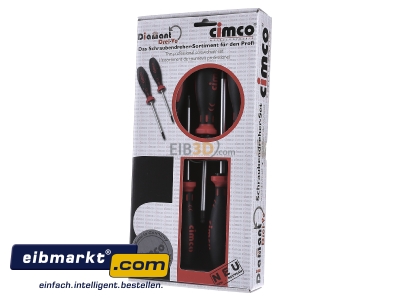 Front view Cimco 11 7220 Hexagonal key set 5 pieces
