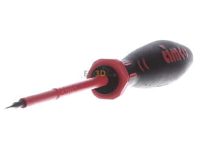 View on the left Cimco 11 7702 Screwdriver for slot head screws 3mm 
