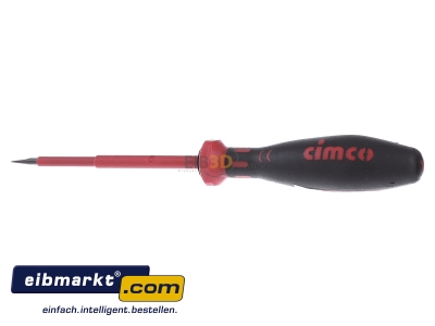 Front view Cimco 11 7703 Screwdriver for slot head screws 3,5mm - 
