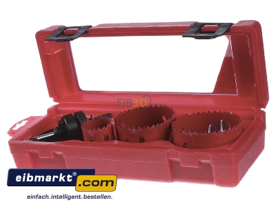 Front view Cimco 207400 Tool set 7 Plastic box
