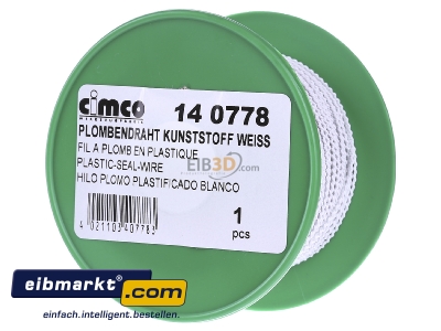 Front view Cimco 14 0778 Seal wire steel 0,5mm 100000mm - 
