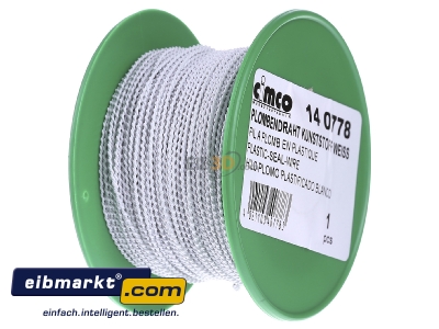 View on the left Cimco 14 0778 Seal wire steel 0,5mm 100000mm - 
