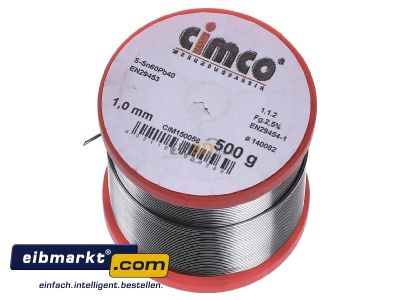 View up front Cimco 15 0056 Soldering wire 1mm
