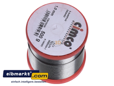View top right Cimco 15 0056 Soldering wire 1mm
