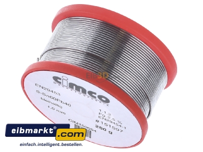 View up front Cimco 15 0054 Soldering wire 1mm 
