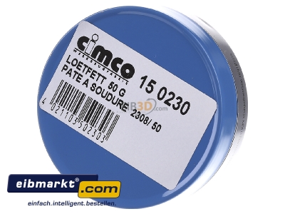 Back view Cimco 15 0230 Soldering fat 50g - 
