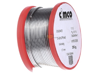 View on the left Cimco 15 0064 Soldering wire 1,5mm 
