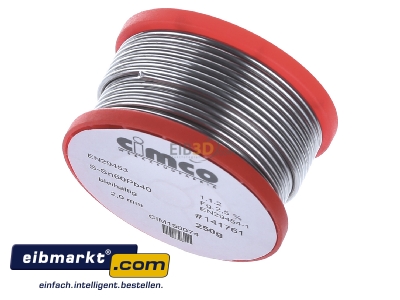 View up front Cimco 15 0074 Soldering wire 2mm - 
