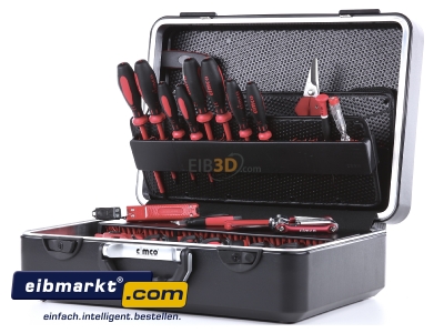 Front view Cimco 17 5331 Tool set 23 Case
