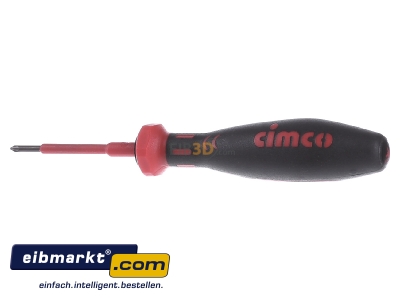 Front view Cimco 11 7740 Crosshead screwdriver Pozidriv PZ 0
