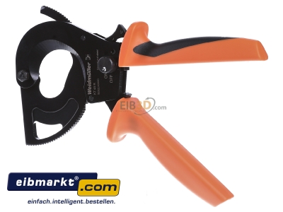 Front view Weidmller KT 45 R Ratchet model mechanical shears 45mm - 
