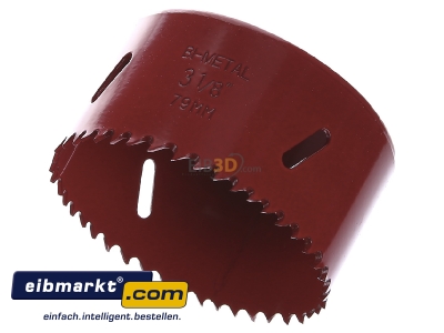 View up front Cimco 20 7479 Hole saw 79mm
