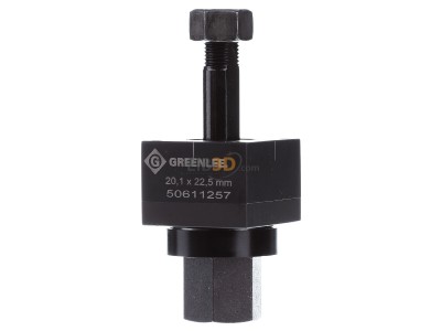 Frontansicht Klauke 50611257 Quadratlocher 20,1x22,5mm 