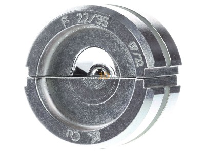 Front view Klauke F 22/35 Arbour clamping insert tool insert 35mm 
