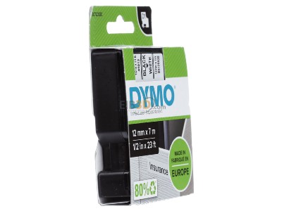 View on the left NWL 45013 Label cartridge 12mm white / black 
