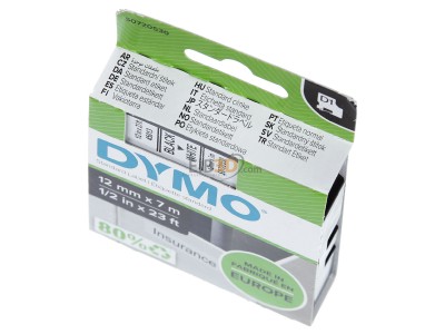 View up front NWL 45013 Label cartridge 12mm white / black 
