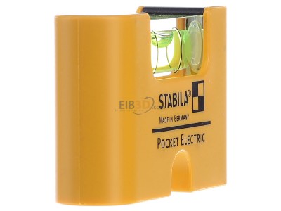 View on the left Stabila Pocket Electric Level 70mm 
