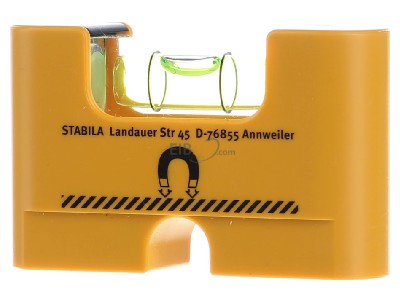 Back view Stabila Pocket Electric Level 70mm 
