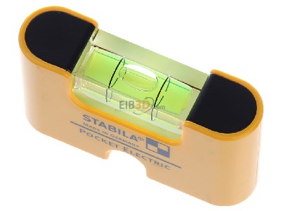 View up front Stabila Pocket Electric Level 70mm 
