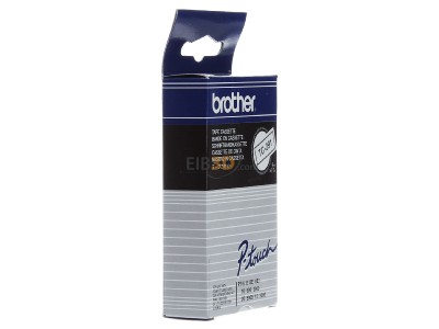 Ansicht links Brother TC-291 Schriftbandkassette BF.wei�/DF.schwarz 