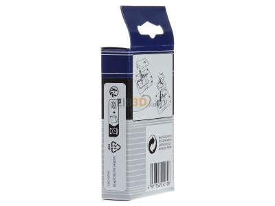 Ansicht rechts Brother TC-291 Schriftbandkassette BF.wei�/DF.schwarz 
