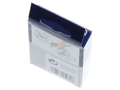 Ansicht oben hinten Brother TC-291 Schriftbandkassette BF.wei�/DF.schwarz 