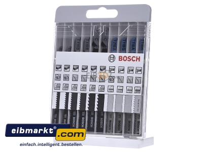 Front view Bosch E-Werkzeuge 2 607 010 630 Tool set 10 Plastic box - 
