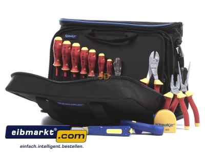 Frontansicht Klauke KL905B15 Techniker-Profitasche 15tlg. bestckt 