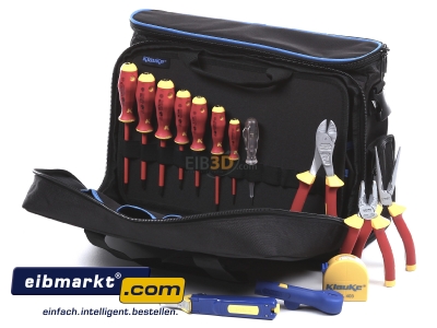 Ansicht oben vorne Klauke KL905B15 Techniker-Profitasche 15tlg. bestckt 
