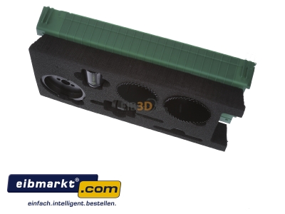 Ansicht oben vorne Klauke 50125630SET Elektro-Set m.Randversenker 
