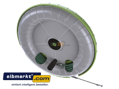 Ansicht oben vorne Klauke 52055389 Einziehband Polyester Abrollgehuse 20m 