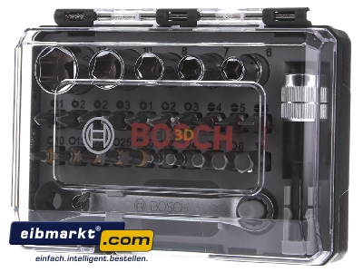 Frontansicht Bosch Power Tools 2607017160 Ratschen-Set 2 607 017 160