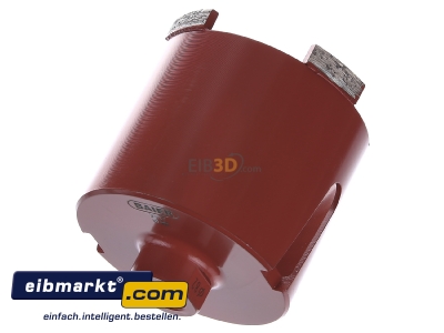 Top rear view Baier Maschinenfabrik 7417 Core drill bit 82x70mm
